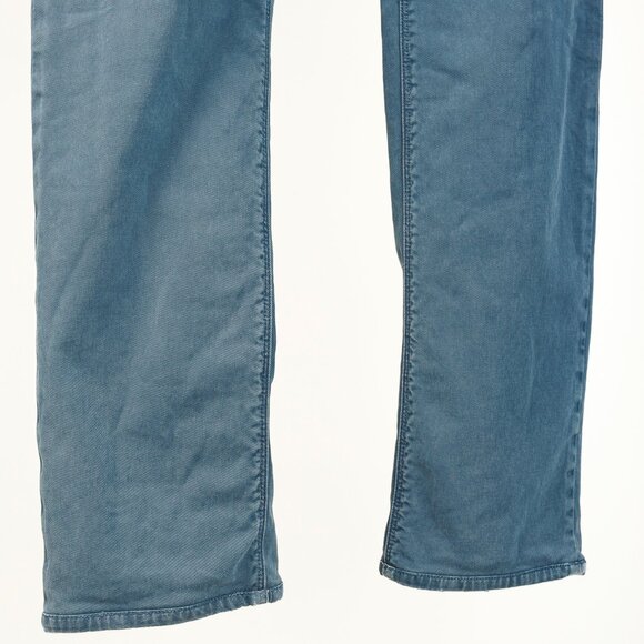 Prada Blue Cotton-Twill Straight-Leg Jeans - Picture 10 of 16